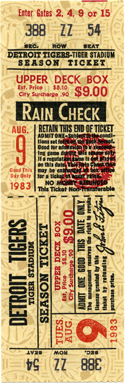 Game #1405 (Aug 9, 1983)