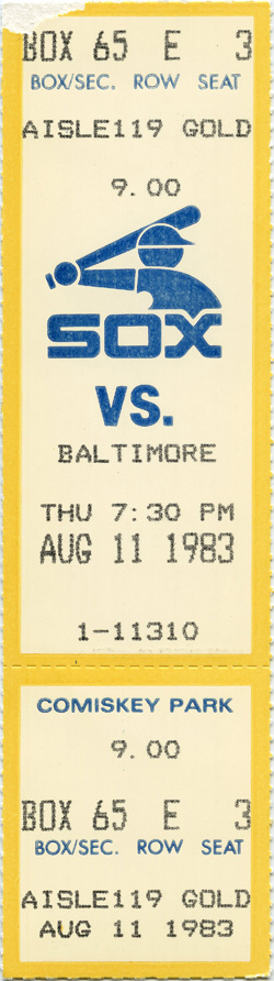 Game #1406 (Aug 11, 1983)