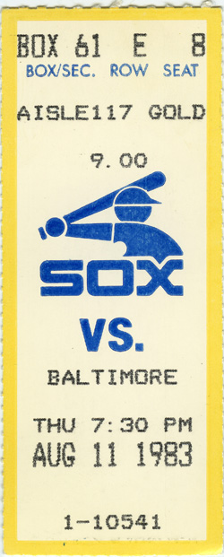 Game #1406 (Aug 11, 1983)