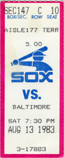 Game #1408 (Aug 13, 1983)