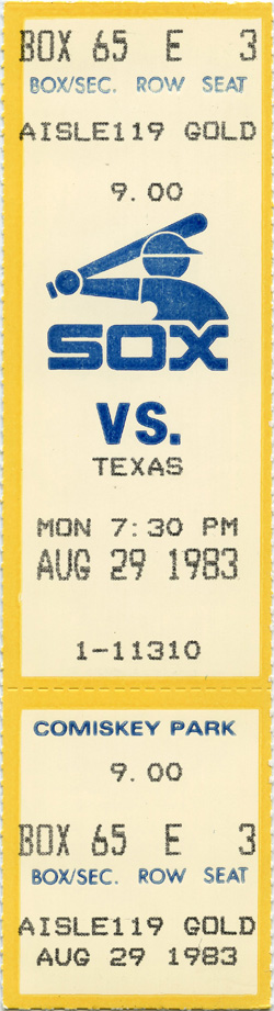 Game #1421 (Aug 29, 1983)