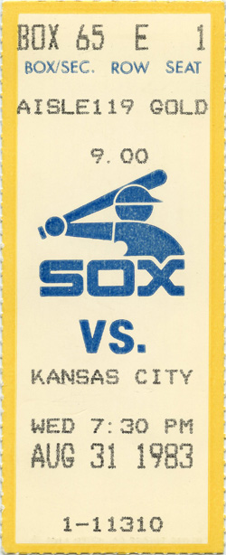 Game #1423 (Aug 31, 1983)