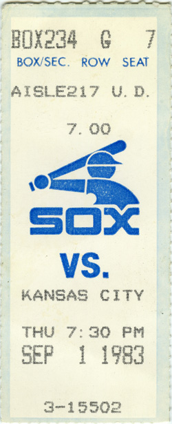 Game #1424 (Sep 1, 1983)