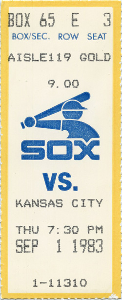 Game #1424 (Sep 1, 1983)