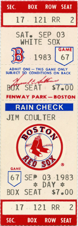 Game #1425 (Sep 3, 1983)