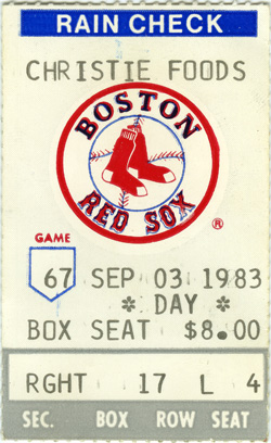 Game #1425 (Sep 3, 1983)