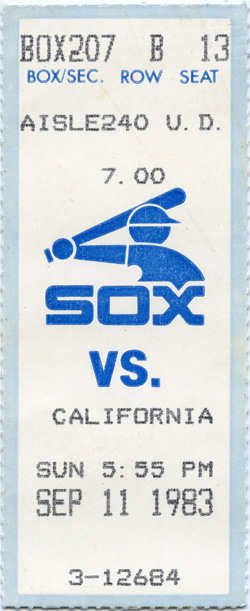 Game #1433 (Sep 11, 1983)