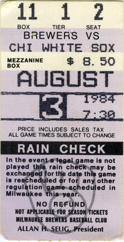Game #1511 (Aug 3, 1984)