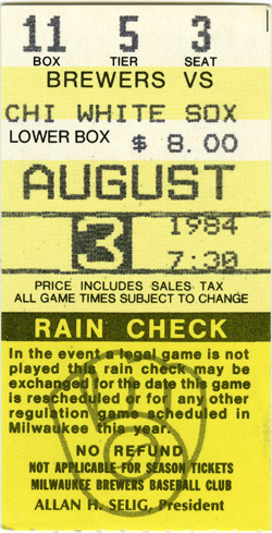 Game #1511 (Aug 3, 1984)