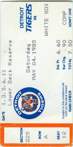 Game #1566 (May 4, 1985)