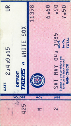 Game #1566 (May 4, 1985)