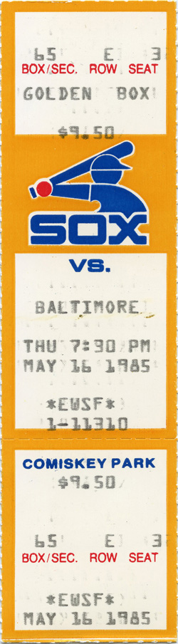 Game #1575 (May 16, 1985)