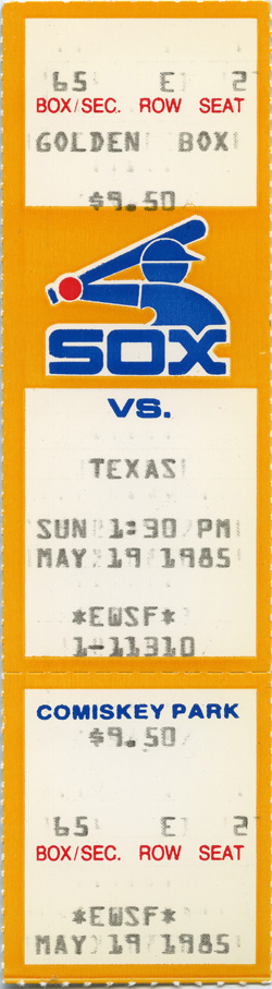 Game #1578 (May 19, 1985)