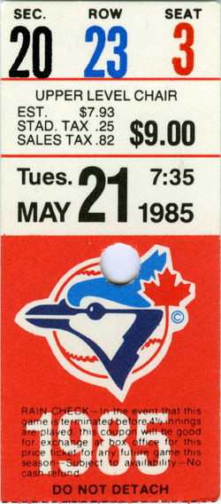 Game #1580 (May 21, 1985)