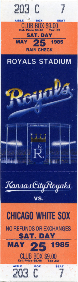 Game #1583 (May 25, 1985)