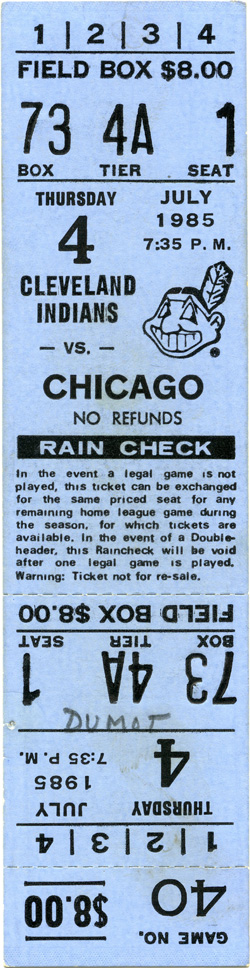 Game #1616 (Jul 4, 1985)