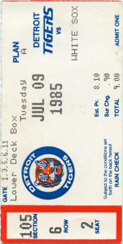 Game #1621 (Jul 9, 1985)