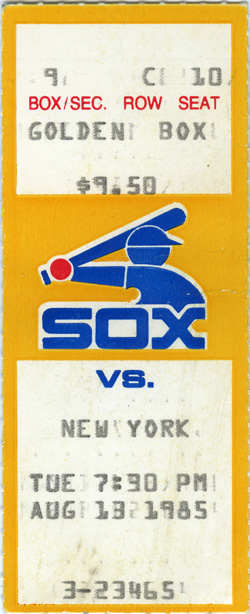 Game #1651 (Aug 13, 1985)