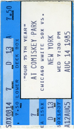 Game #1652 (Aug 14, 1985)