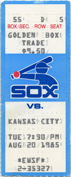 Game #1657 (Aug 20, 1985)