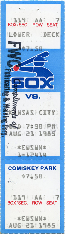 Game #1658 (Aug 21, 1985)