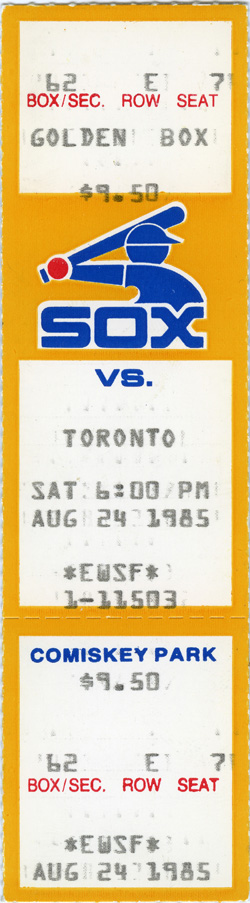 Game #1661 (Aug 24, 1985)