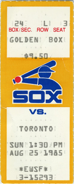 Game #1662 (Aug 25, 1985)