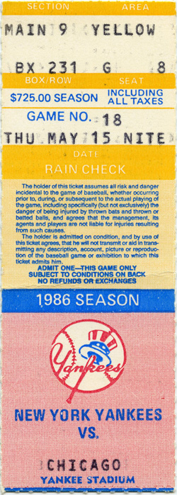 Game #1734 (May 15, 1986)