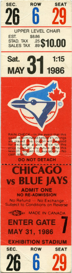 Game #1748 (May 31, 1986)