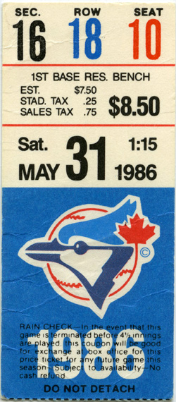 Game #1748 (May 31, 1986)