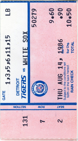 Game #1801 (Aug 14, 1986)