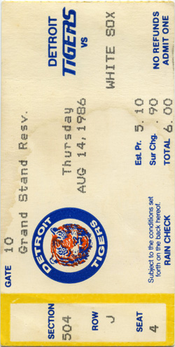 Game #1801 (Aug 14, 1986)