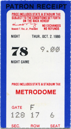 Game #1826 (Oct 2, 1986)