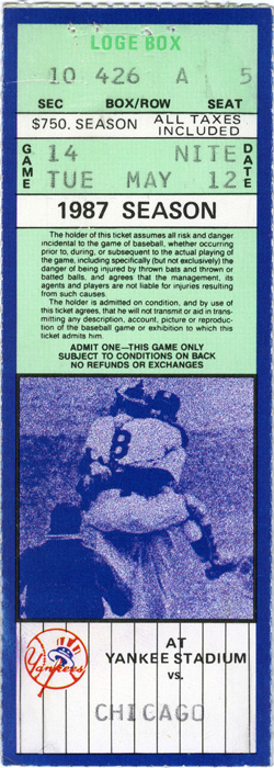 Game #1852 (May 12, 1987)