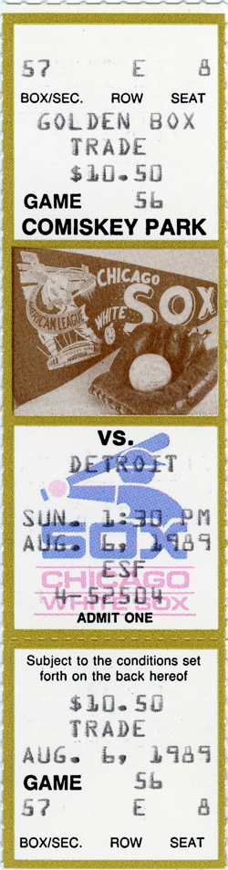 Game #2097 (Aug 6, 1989)