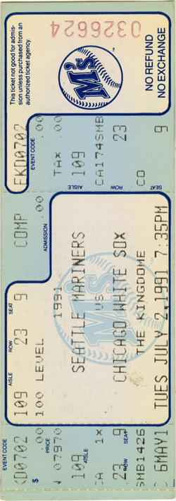 Game #2344 (Jul 2, 1991)