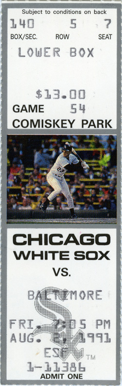 Game #2363 (Aug 2, 1991)