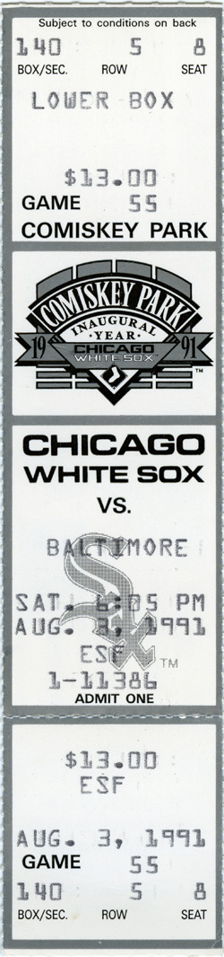 Game #2364 (Aug 3, 1991)