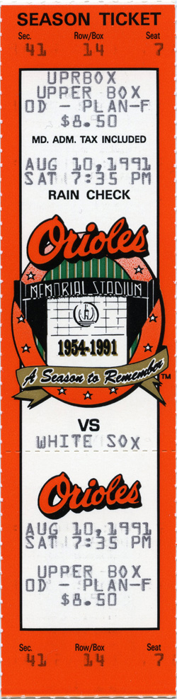 Game #2368 (Aug 10, 1991)