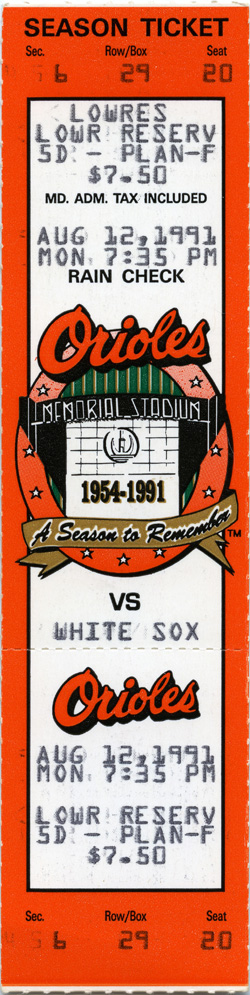 Game #2369 (Aug 12, 1991)