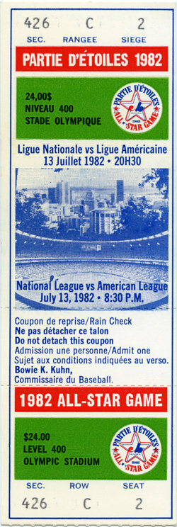 All-Star Game (Jul 13, 1982)