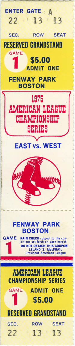 Post Season Game (Oct 4, 1975)