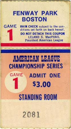 Post Season Game (Oct 4, 1975)