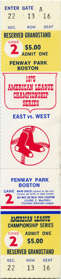 Post Season Game (Oct 5, 1975)